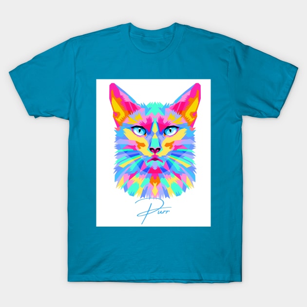 Cat purr T-Shirt by Vanilla_rose